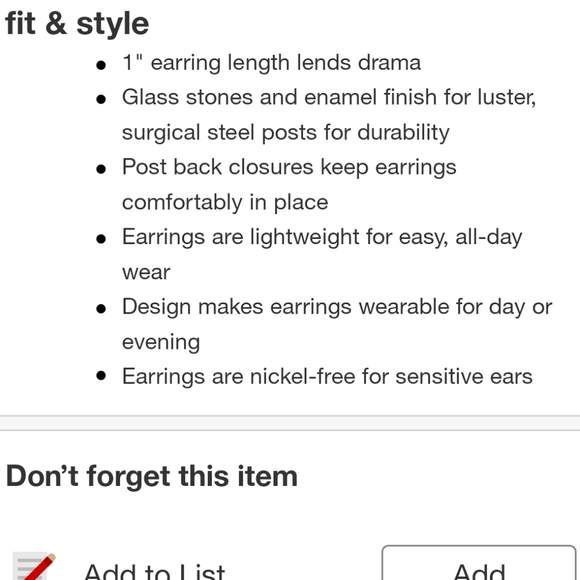 Sugarfix Baublebar Hog the Eggnog Earrings NWT - Picture 6 of 7